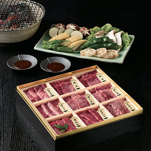 鹿児島県産黒毛和牛焼肉用詰合せ御膳 計720g