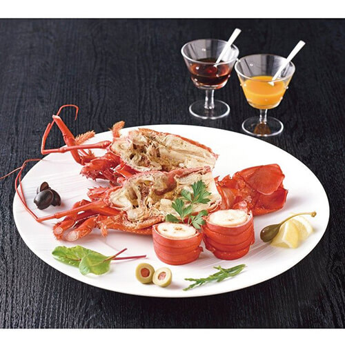 ＜日本のおいしいお料理＞伊勢海老筒切りステーキ 2種のソース付 2～3人前